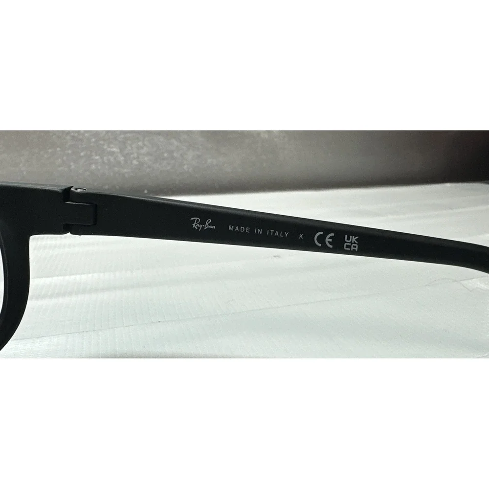 Ray-Ban Sunglasses Frame Only RB2027 W 1847 Matte Black Wrap Italy 62 mm